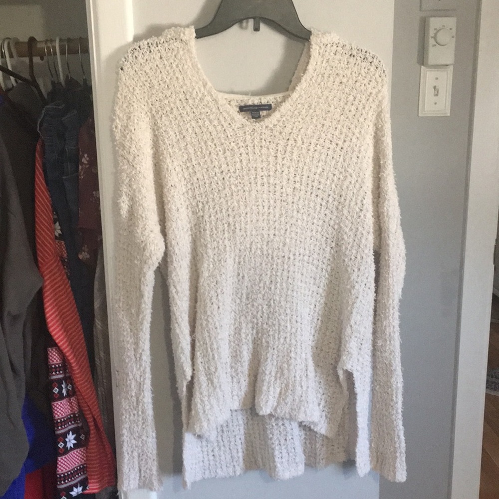 American Eagle Outfitters beige hoodie